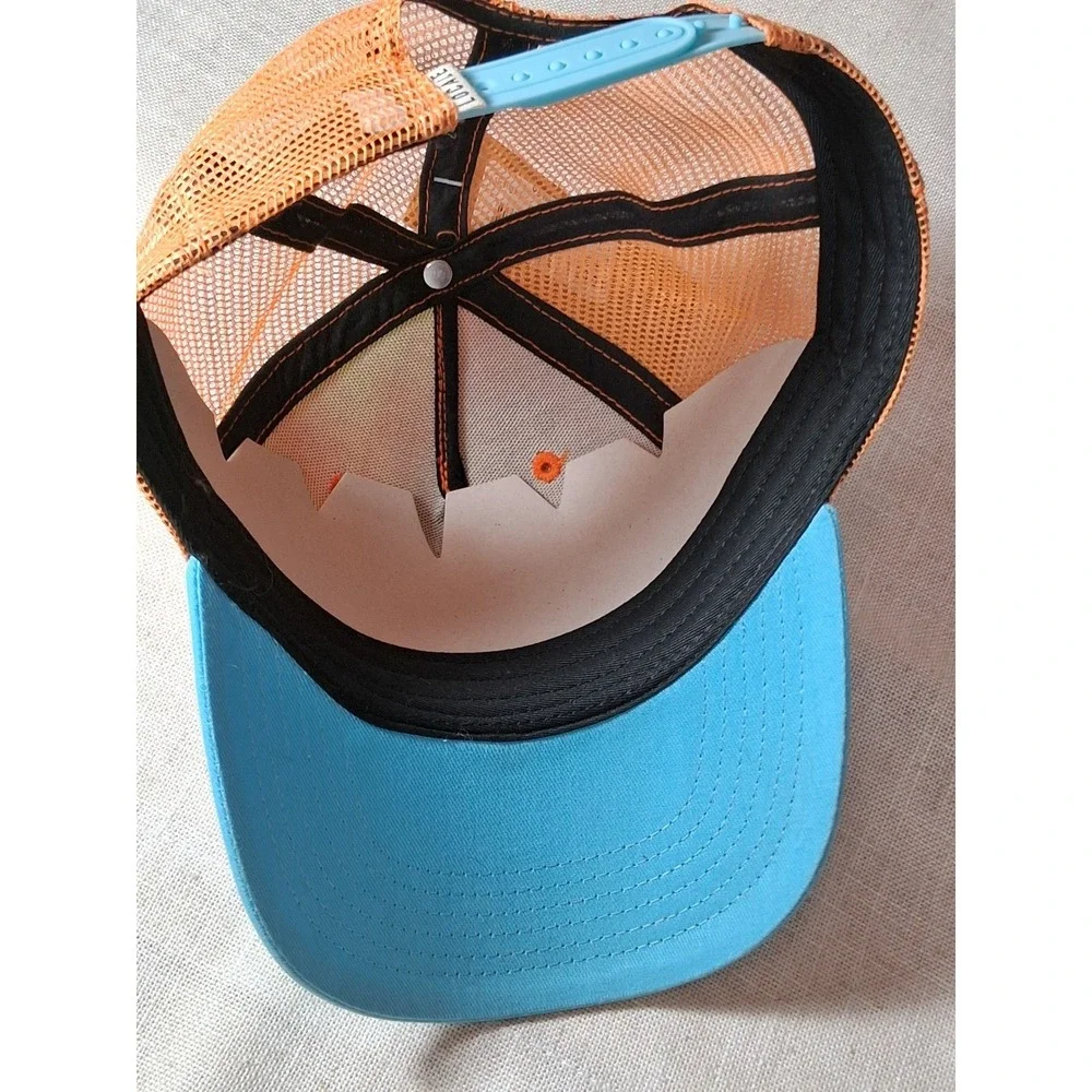 Locale Outdoor Kids Glacier National Park Trucker Hat‎ Blue Orange Snapback Cap